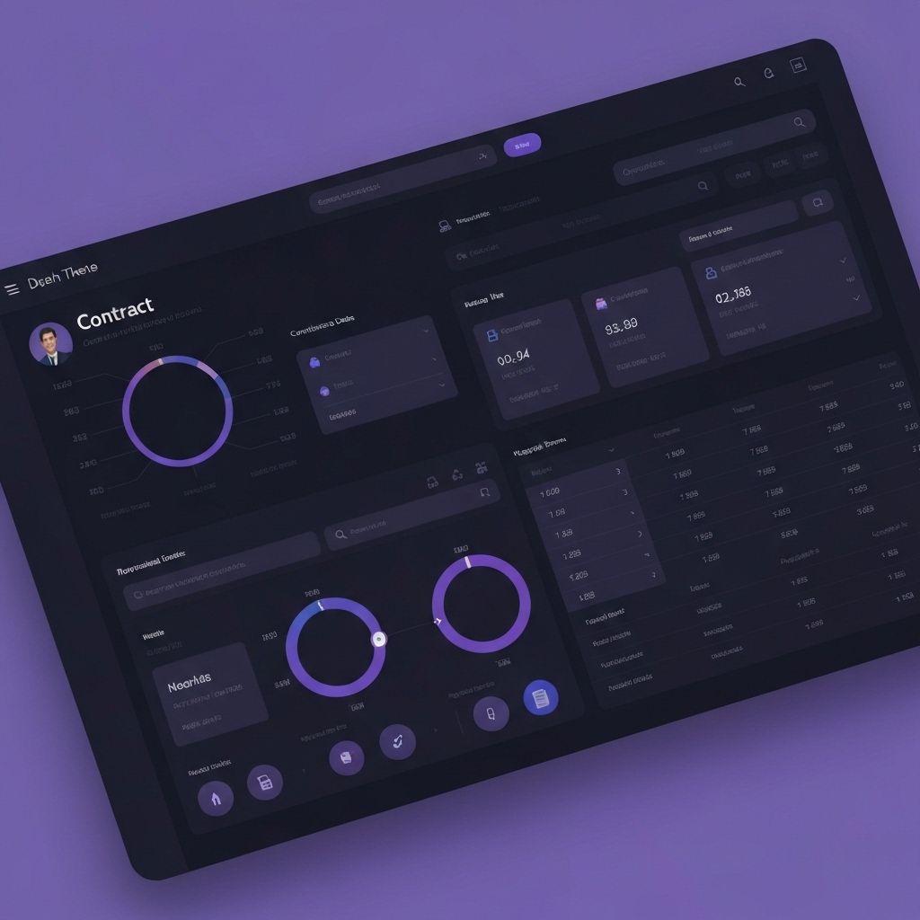 Contract Management Platform Interface